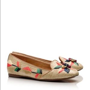 TORY BURCH Geraldine Smoking slipper flats